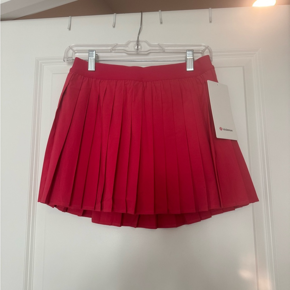 Lululemon High Rise Pleated Tennis Skirt